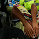 Illustration for article titled Giovani dos Santos Carted Off After Gnarly Studs-Up Tackle Takes Out A Chunk Of His Leg